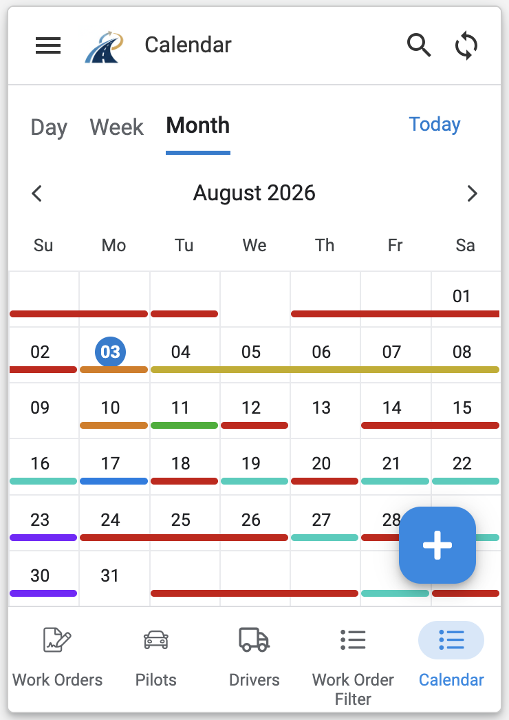 App calendar