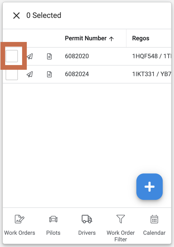 Permit selected for deletion
