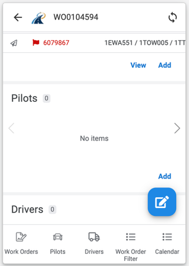 Pilots and drivers sections